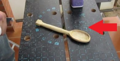 como hacer cucharas de madera artesanales